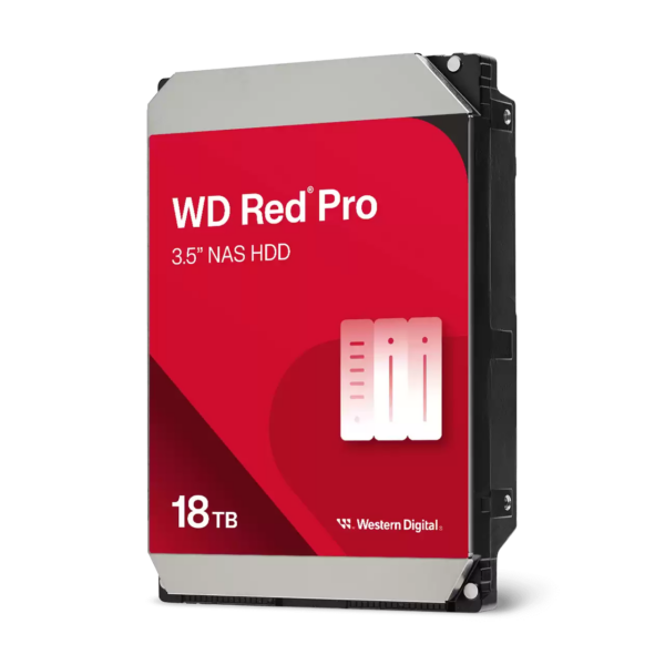 WD trdi disk 18TB SATA3, 6Gb/s, 7200, 512MB RED PRO