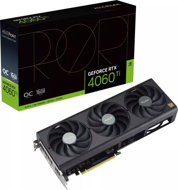 Grafična kartica ASUS GeForce RTX 4060 Ti ProArt OC, 16GB GDDR6, PCI-E 4.0