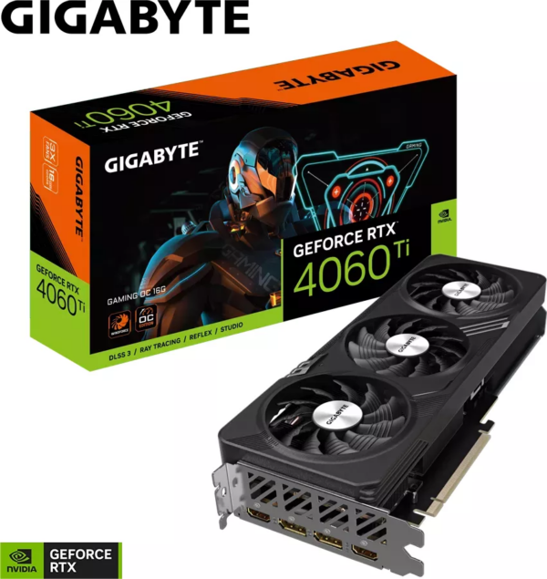 Grafična kartica GIGABYTE GeForce RTX 4060 Ti Gaming OC 16G, 16GB GDDR6, PCI-E 4.0