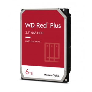 WD 6TB RED Plus 3,5" SATA 6Gb/s 5400rpm 256MB HDD disk
