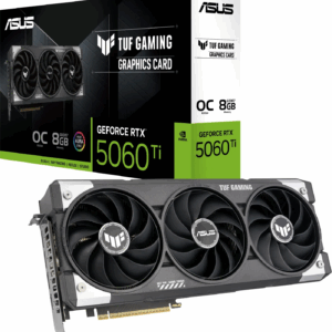 Grafična kartica ASUS TUF Gaming GeForce RTX 5060 Ti OC, 8GB GDDR7, PCI-E 5.0