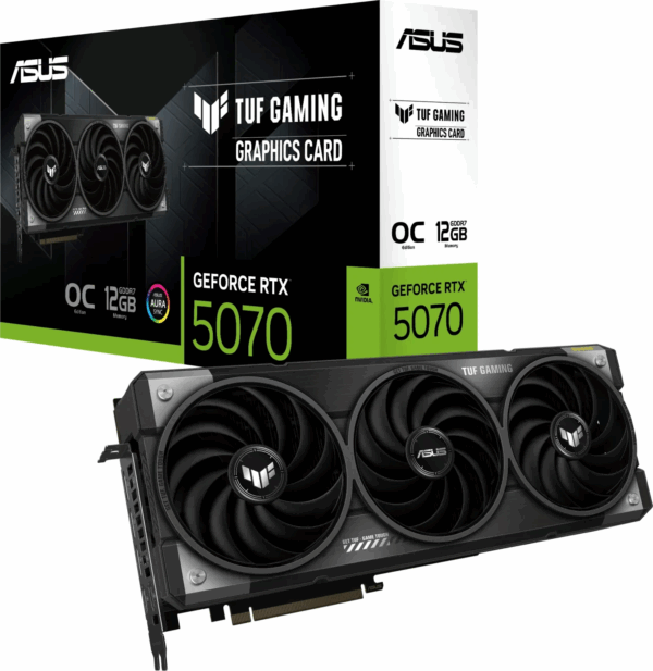 Grafična kartica ASUS TUF Gaming GeForce RTX 5070, 12GB GDDR7, PCI-E 5.0