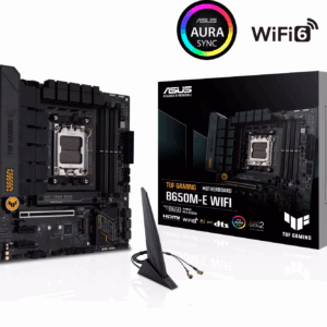 ASUS TUF GAMING B650M-E WIFI, DDR5, SATA3, USB3.2Gen2, DP, 2.5GbE, AM5 mATX