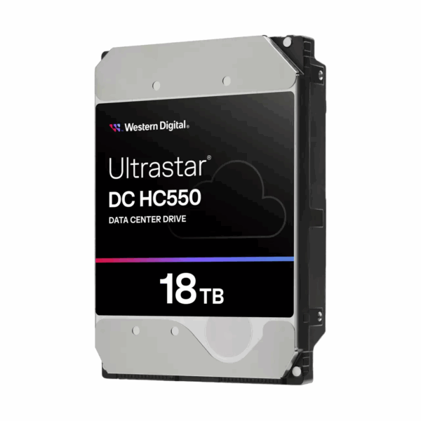 WD 18TB UltraStar DC HC550 3,5" SATA 6Gb/s 7200rpm 512MB HDD disk
