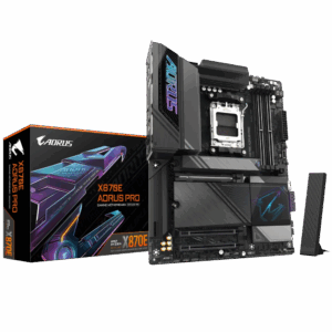 GIGABYTE X870E AORUS PRO, DDR5, SATA3, USB4, DP, 2.5GbE, WiFi 7, AM5 ATX