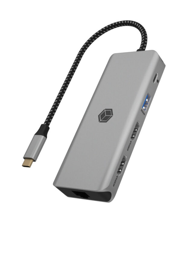 Icybox IB-DK4012-CPD 9-v-1 Mobilna priklopna postaja s PD 100 W