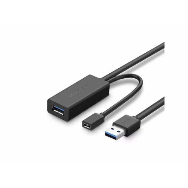 Ugreen USB podaljšek z možnostjo napajanja, 5M