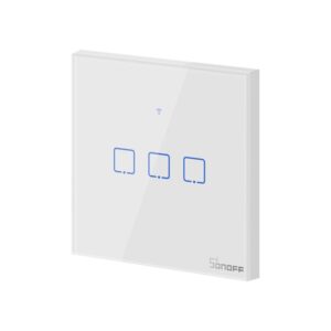 SONOFF pametno stensko stikalo Wi-Fi + RF433 trojno T1EU3C-TX