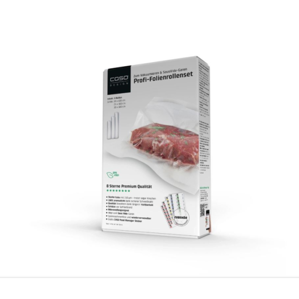 CASO komplet folij 1 20 × 30 cm + roli 20 × 600 cm, 30 × 600 cm