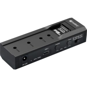 136-49_lg Sandberg USB 3.2 Cloner & Dock za M2 + NVMe + SATA priklopna in klonirna postaja
