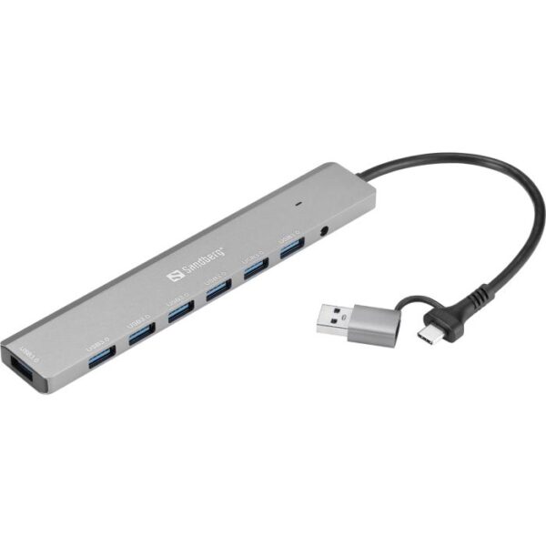 136-66_lg Sandberg USB-C/A v 7 x USB 3.0 Hub