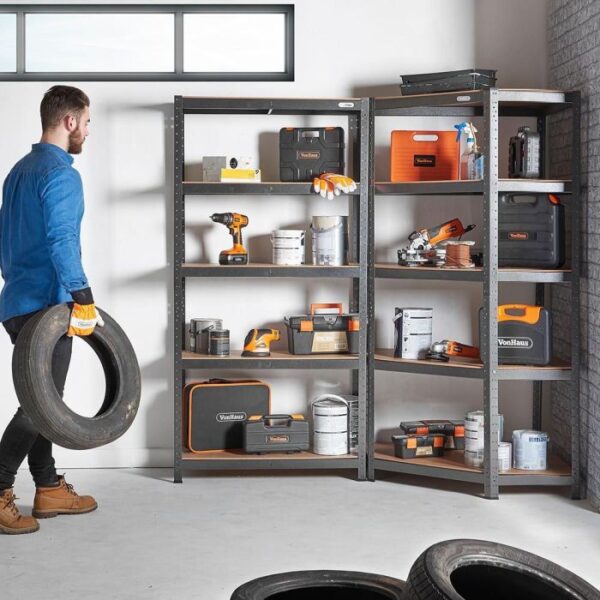 VonHaus kotni regal s 5 policami