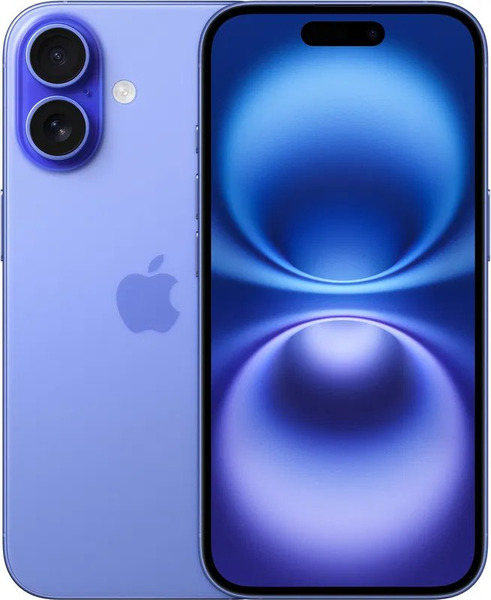 Apple iPhone 16 Dual eSIM 128GB 8GB RAM (Ultramarine) Purple