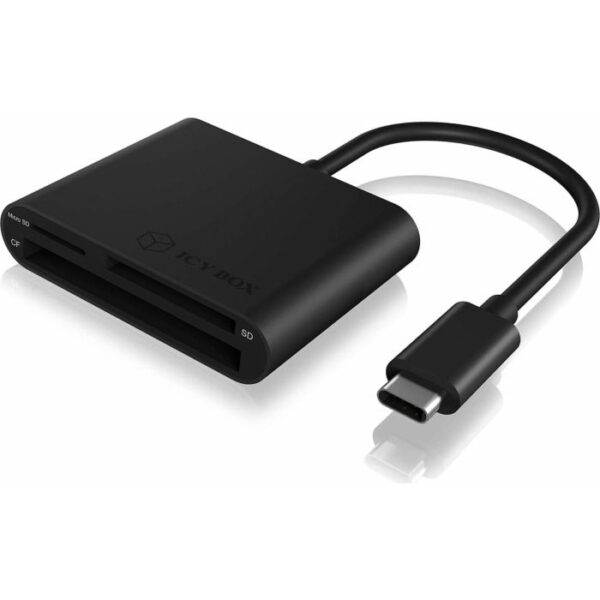 2377479-l0 IcyBox IB-CR301-C3 USB-C čitalec kartic CF/SD/microSD