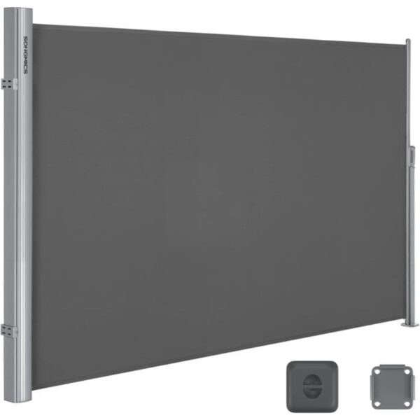 SONGMICS Stranski senčnik 160 x 350 cm antracit, GSA165G02