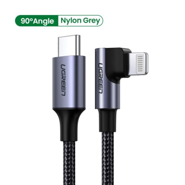 60763 Ugreen MFI kotni kabel USB-C na Lightning 1,5m - box