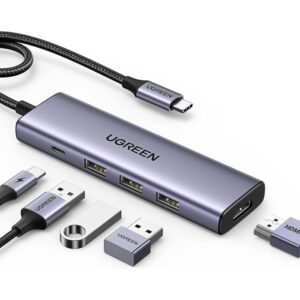 61clps0xrkl._ac_sl1500_ Ugreen 5-v-1 USB-C Hub (100 W PD, 4K@30Hz HDMI)