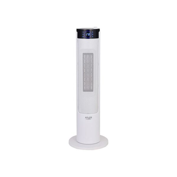 Adler keramični LCD kalorifer 2200W z vlažilcem, stolp, bel AD7730