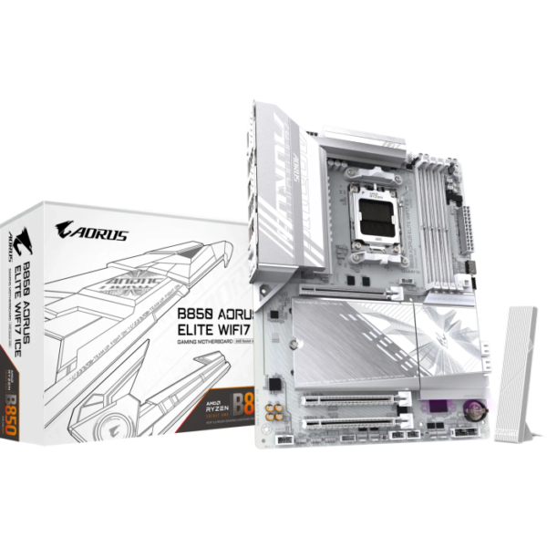 b850_a_elite_wf7_ice-1 GIGABYTE B850 AORUS ELITE WIFI7 ICE, DDR5, SATA3, USB3.2Gen2x2, DP, 2.5GbE, WiFi 7, AM5 ATX