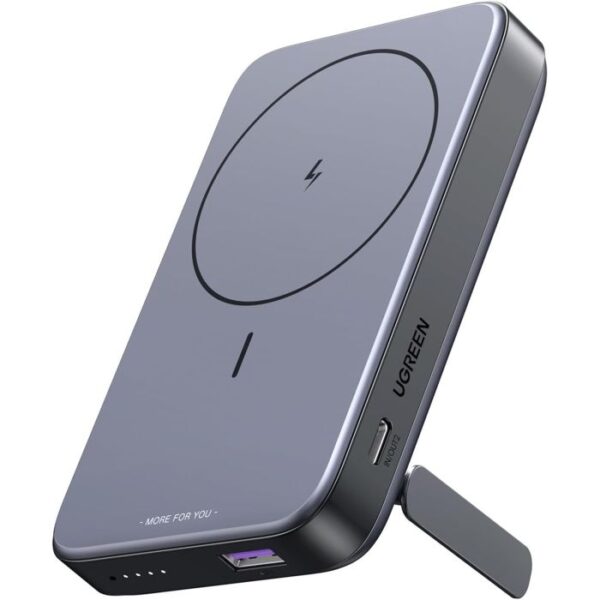 Ugreen magnetna baterija z zložljivim stojalom 10.000mAh PD 20w