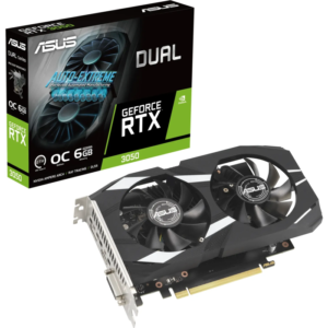 Grafična kartica ASUS GeForce RTX 3050 DUAL OC, 6GB GDDR6, PCI-E 4.0 DUAL-RTX3050-O6G