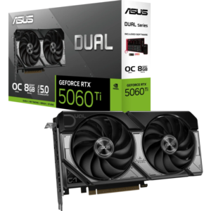 Grafična kartica ASUS Dual GeForce RTX 5060 Ti OC, 8GB GDDR7, PCI-E 5.0 DUAL-RTX5060TI-O8G
