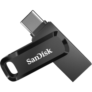 SanDisk 128GB Ultra Dual Drive Go USB-C/A 3.2 USB ključ (črn)