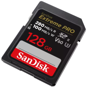 SanDisk 128GB Extreme PRO SDXC UHS-II spominska kartica
