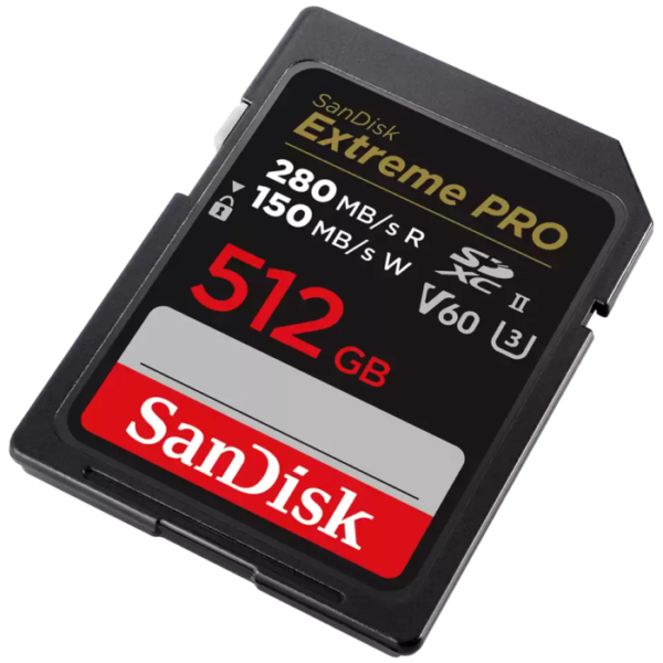 SanDisk 512GB Extreme PRO SDXC UHS-II spominska kartica