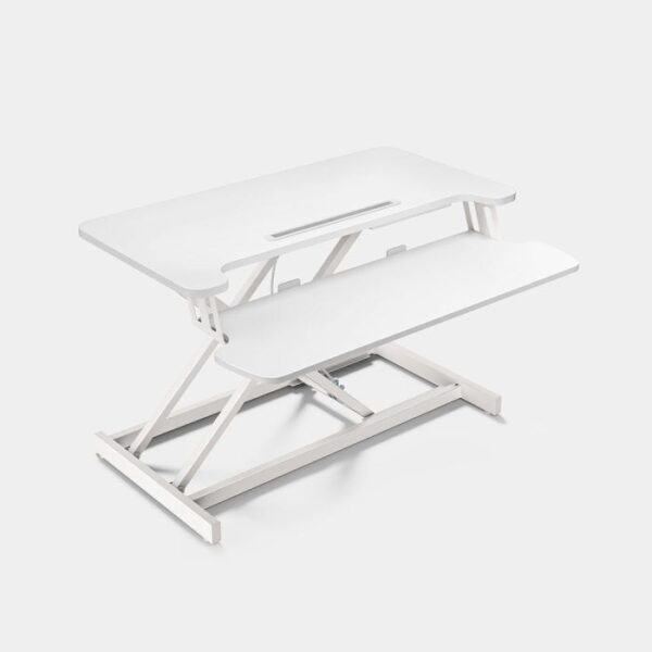 gas-assisited-workstation-white-4_1_ VonHaus Nastavek za stoječo pisalno mizo – bel