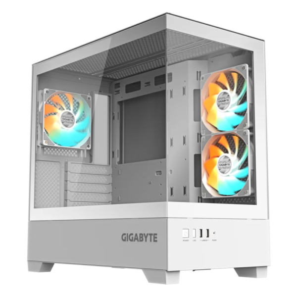gb-c201pi-1 Gigabyte C201 PANORAMIC ICE ATX RGB osvetljeno ohišje, belo