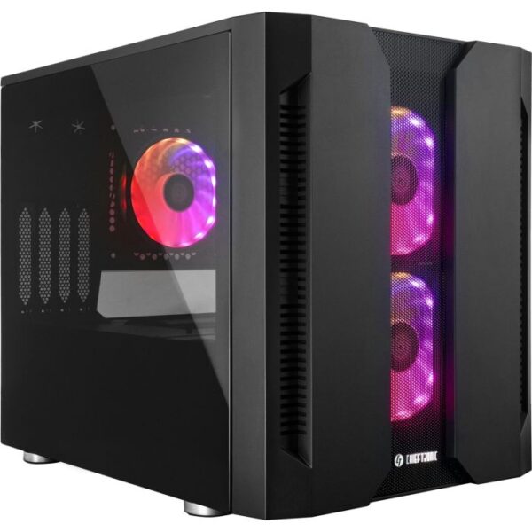 gm-02b-op-1 Chieftronic M2 USB3.1 Gen1 mATX RGB ohišje, črno