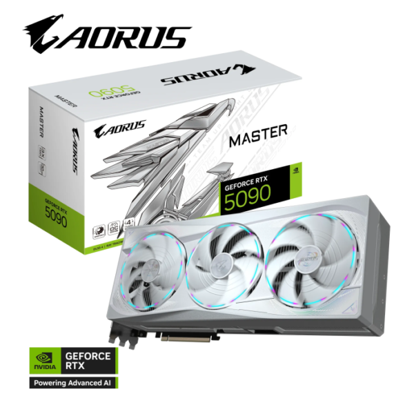 gv-n5090aorusm_ice-32gd-1 Grafična kartica GIGABYTE AORUS GeForce RTX 5090 MASTER ICE 32G, 32GB GDDR7, PCI-E 5.0