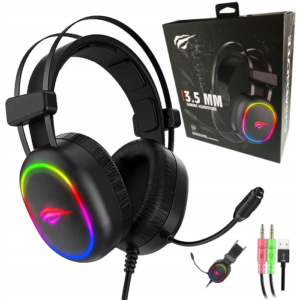 HAVIT Gamenote RGB LED slušalke z mikrofonom HV-H2016d
