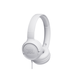 JBL Tune 500 naglavne slušalke z mikrofonom, bele