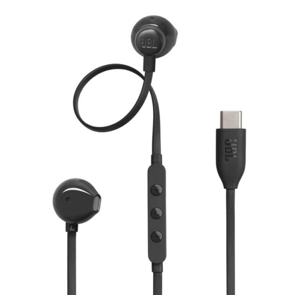 JBL USB-C žične slušalke Tune 305C, črne