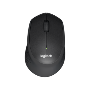 Logitech M330 Silent Plus brezžična miška, črna