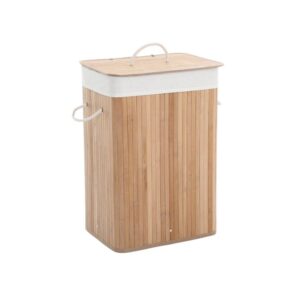 panier-a-linge-bambou-lcb10y-2 SONGMICS Košara za perilo Bamboo 72L 40 x 30 x 60 cm naravna, LCB10Y