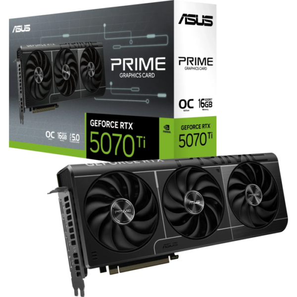 Grafična kartica ASUS Prime GeForce RTX 5070 Ti, 16GB GDDR7, PCI-E 5.0 PRIME-RTX5070TI-O16G