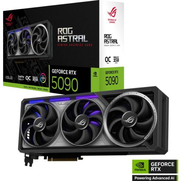 rog-astral-rtx5090-o32g-gaming-1 Grafična kartica ASUS ROG Astral GeForce RTX 5090 OC, 32GB GDDR7, PCI-E 5.0 ROG-ASTRAL-RTX5090-O32G-GAMING