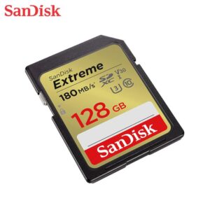sdsdxva-128g-gncin-2 SanDisk Extreme 128GB SDXC spominska kartica + 1 leto RescuePRO Deluxe do180MB/s & 90MB/s branje/zap