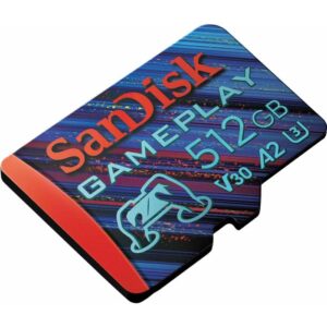 SanDisk 512GB GamePlay microSD spominska kartica za mobilni in konzolni gaming