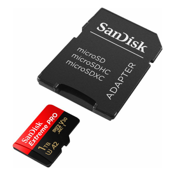 sdsqxcd-256g-gn6ma-3_jpg_fotkica SanDisk 1TB Extreme PRO microSDXC UHS-I spominska kartica z adapterjem