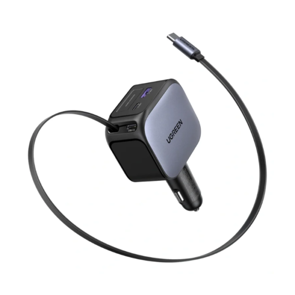 Ugreen 145W avtopolnilec z vgrajenim USB-C kablom