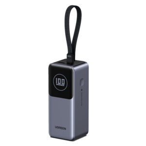 Ugreen prenosna polnilna baterija 20.000mAh, 130W z vgrajenim kablom