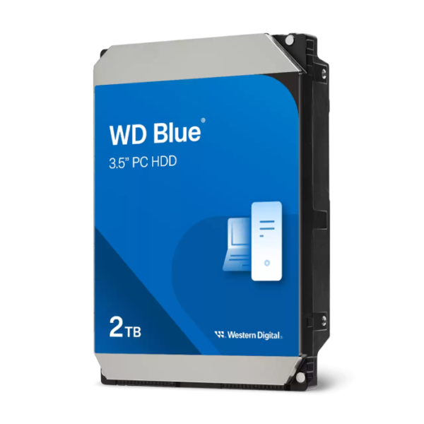 WD 2TB Blue 3,5" SATA 6Gb/s 7200rpm 256MB HDD disk