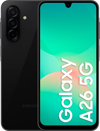 Samsung (A266) Galaxy A26 Dual 5G 128GB 6GB RAM Black