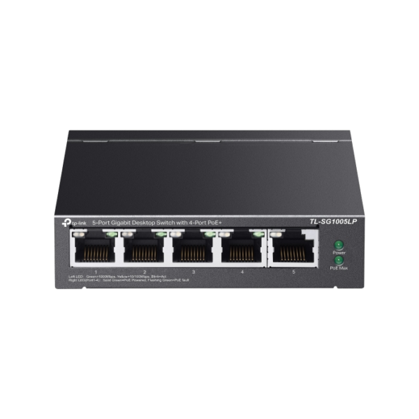 TP-LINK 5-Port Gigabit desktop switch stikalo z 4-Port PoE+