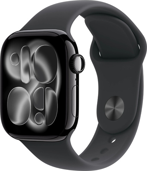 Apple MEQT4 Watch Series 11 GPS 42mm Jet  Aluminium Case with  Sport Band - S/M Black