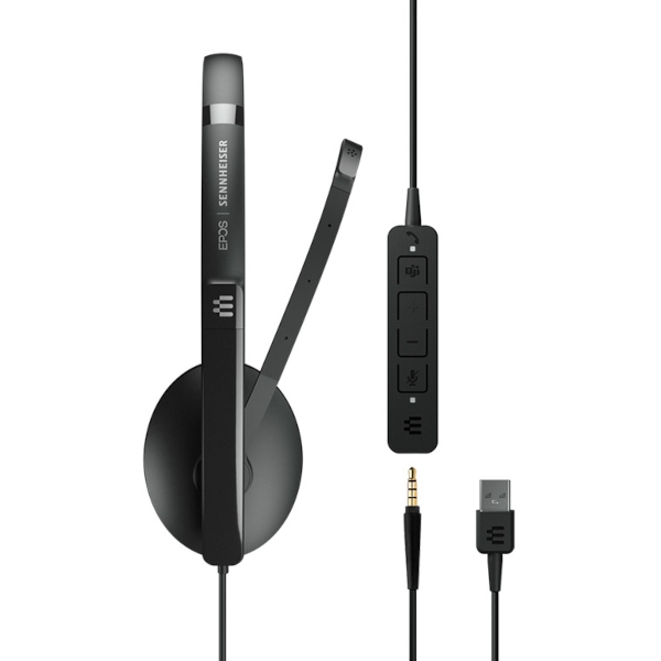 EPOS ADAPT 135T USB II, mono žična naglavna slušalka